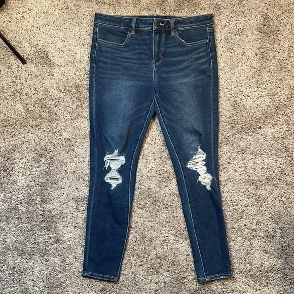 American Eagle Dream Stretch High‎ Rise Jegging Size 8 Short - Picture 3 of 6